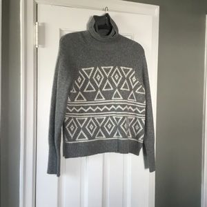 J Crew Fair Isle Turtleneck Sweater